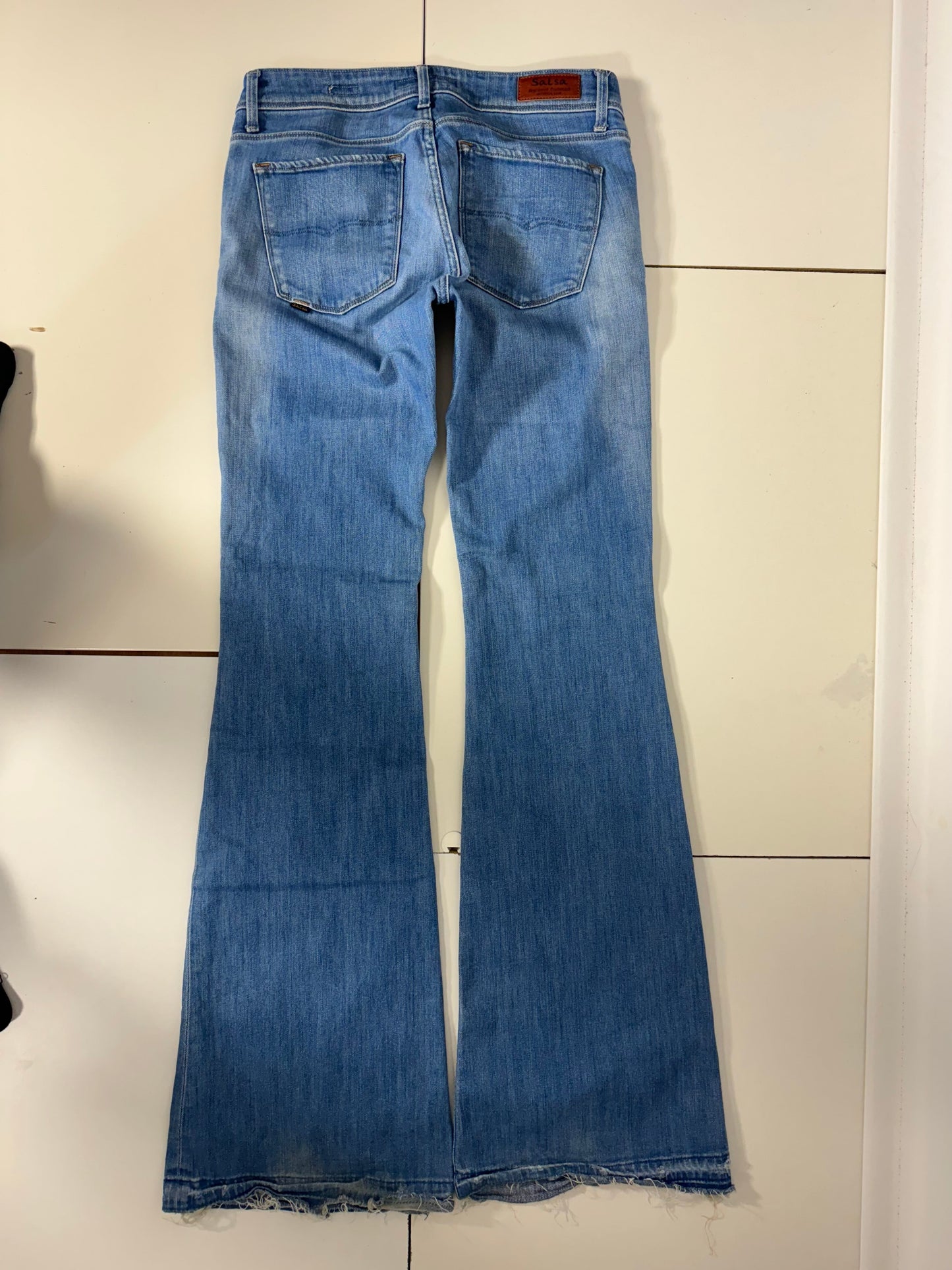 Light blue low waist jeans